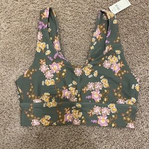 NWT Floral Sports Bra